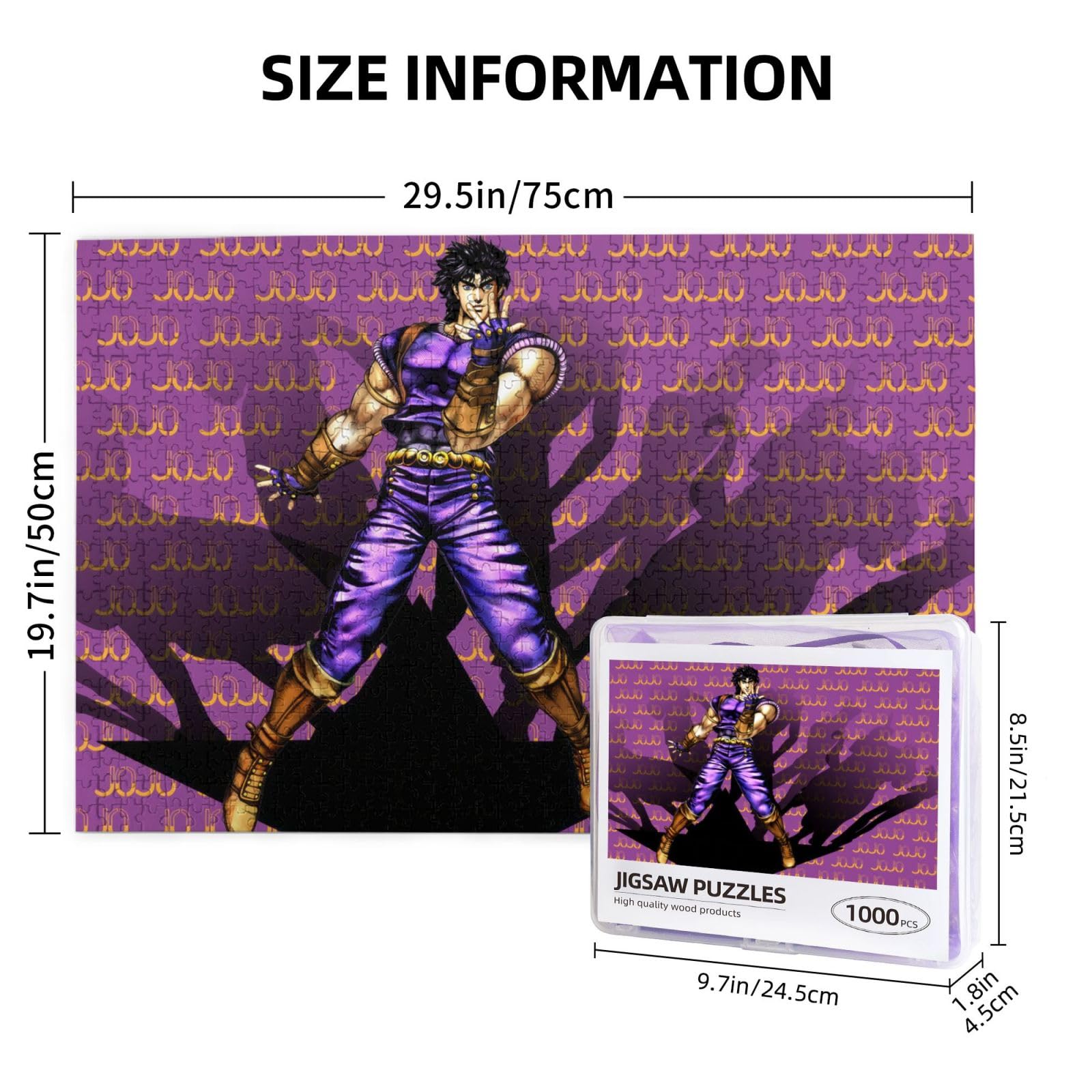 ジョジョ　ジグソーパズル　ジョセフ・ジョースター　ジャン・ピエール・ポルナレフ Amazon.co.jp: 1000ピース ジグソーパズル ジョジョの奇妙な冒険
